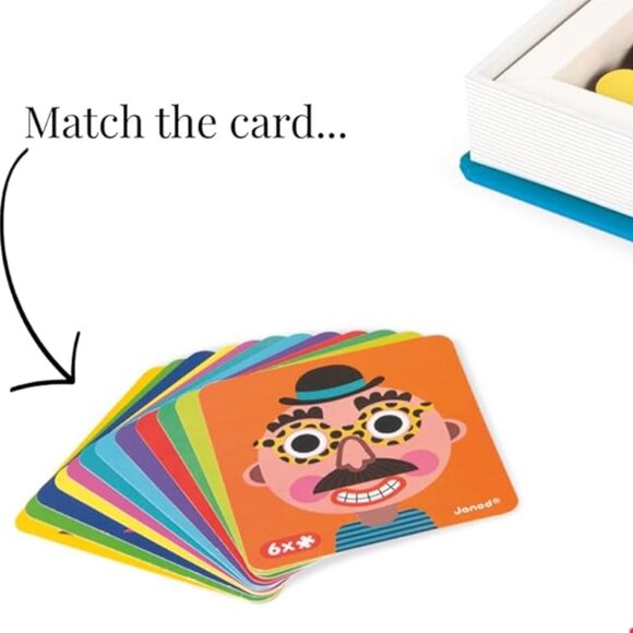 New Sealed Janod Magneti’Book Boy’s Crazy Faces-3-8 Years - Picture 9 of 16